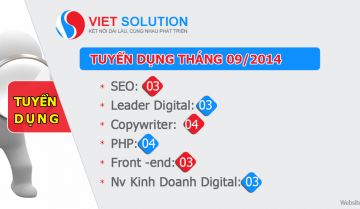 Viet Solution tuyển dụng tháng 09/2014