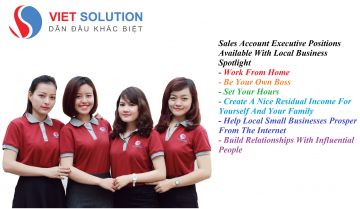 Tháng 2/2017: Viet Solution tuyển gấp Nhân viên kinh doanh