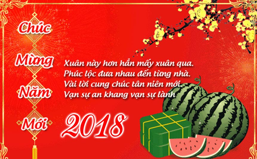 Tết Mậu Tuất 2018: Chúc mừng Tết Mậu Tuất 2018, một trong những ngày lễ quan trọng nhất trong năm, đánh dấu sự trở lại của mùa xuân, của sự sống mới và sự thắm tình gia đình. Hãy cùng nhau thưởng thức những bữa tiệc đầy màu sắc, trang trí nhà cửa đẹp mắt và tận hưởng không khí đón xuân tuyệt vời. Xem hình ảnh liên quan để cảm nhận được vẻ đẹp của ngày Tết này.