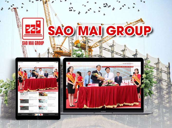 Thiết kế website - Tập đoàn Sao Mai