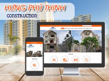 Thiết kế web Công ty Xây dựng Hưng Phú Thịnh