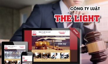 Thiết kế website - Công ty Luật The Light 