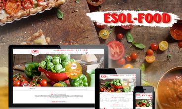 Thiết kế website - ESOL FOOD