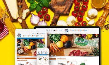 Thiết kế website - Thực phẩm sạch HD