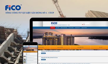Thiết kế website - Tổng công ty VLXD số 1 FiCO