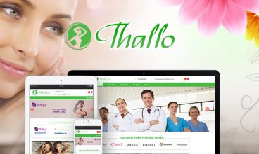 Thiết kế website - Thẩm mỹ Thallo