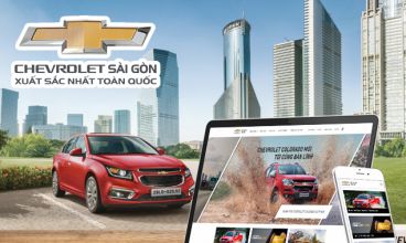 Thiết kế website - Chevrolet Sài Gòn