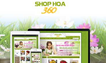 Thiết kế website - Shop hoa 360