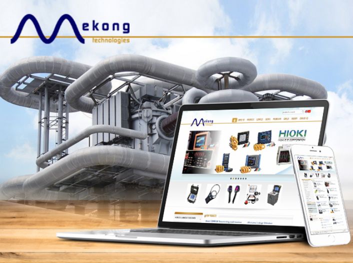 Thiết kế website - Thiết bị kỹ thuật Mekong