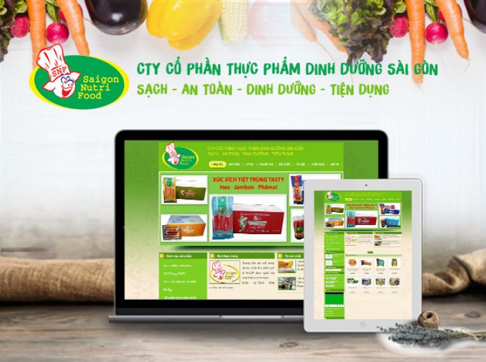 Thiết kế website - Thiết kế web Sai Gon Nutrifood