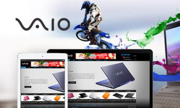 Thiết kế website - Laptop Vaio